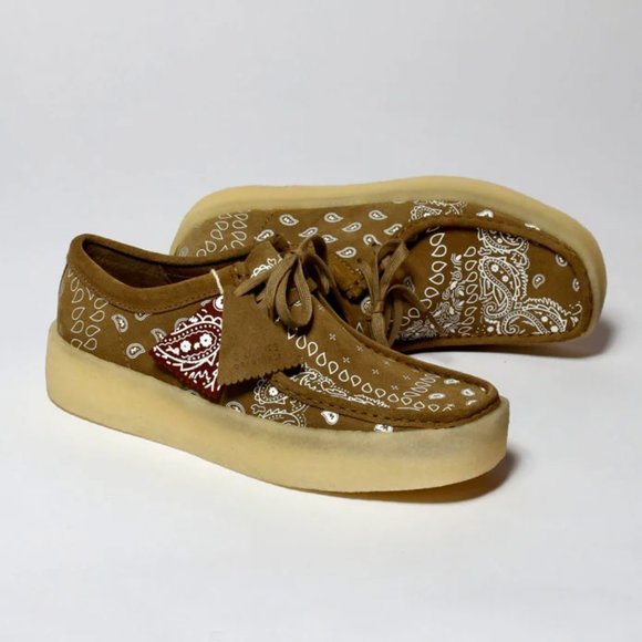 clarks Wallabee Cup Dark Olive print main image 4